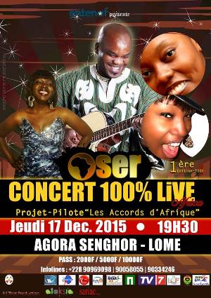 grand concert de restitution et de révélation des talents majeurs du continent et du Togo.