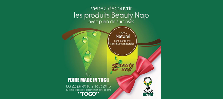 Votre salon de beauté au naturel Made in Togo by Beauty Nap !