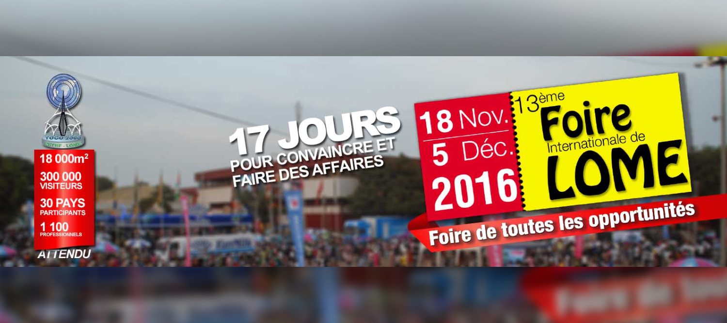 La 13 ème Foire Internationale de Lomé