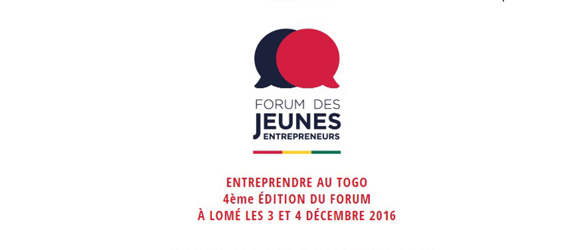 La 4ième édition du Forum des Jeunes Entrepreneurs