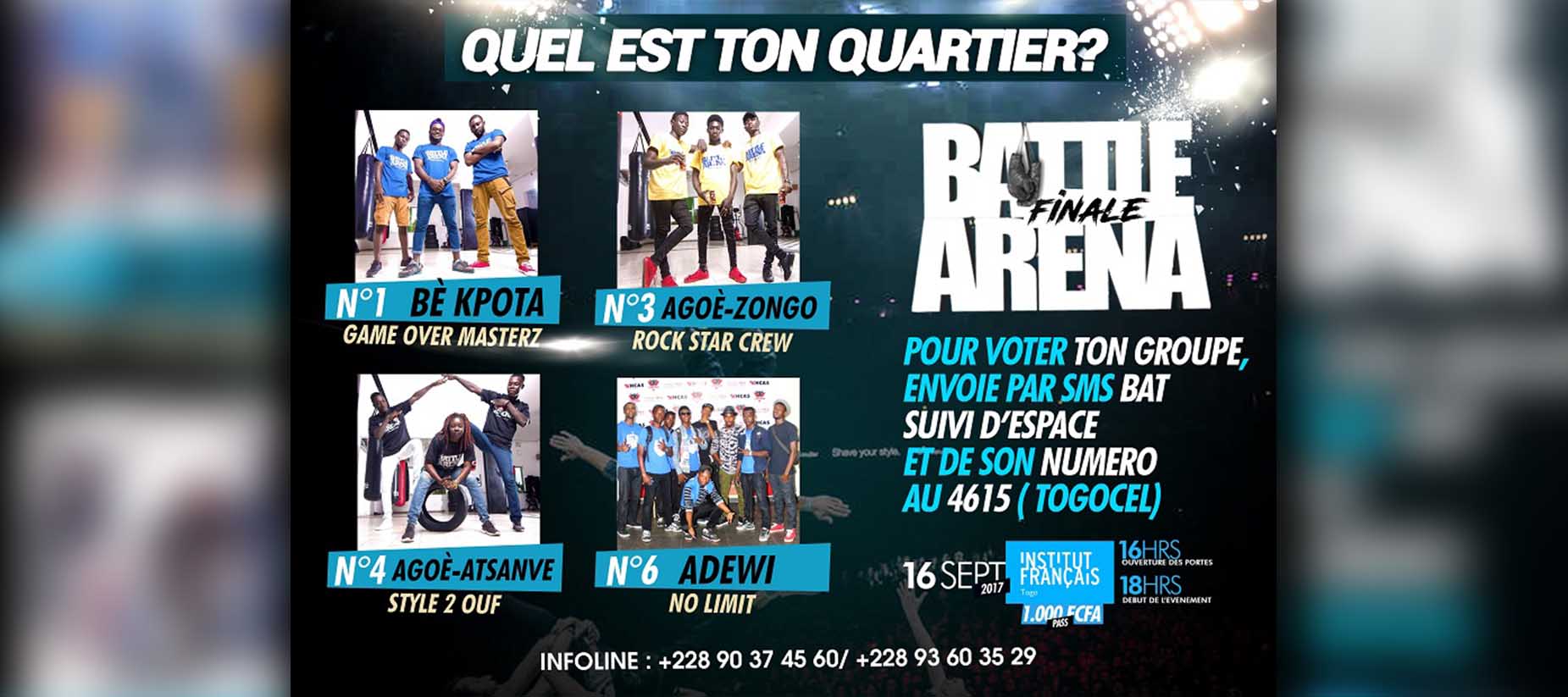 Battle Aréna,une nouvelle arène de danse au Togo
