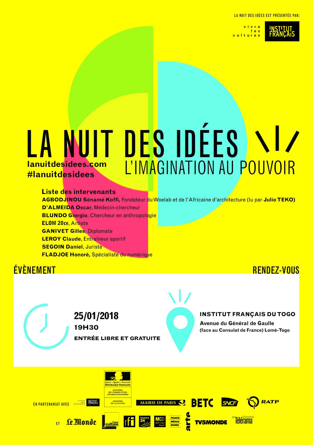 "La Nuit des Idées", Edition 2018