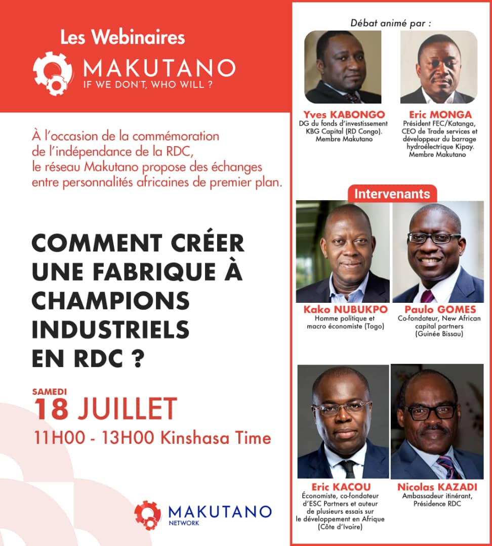 Le macro-économiste togolais, le professeur KAKO NUBUKPO invité ce 18 juillet par le réseau MAKUTANO