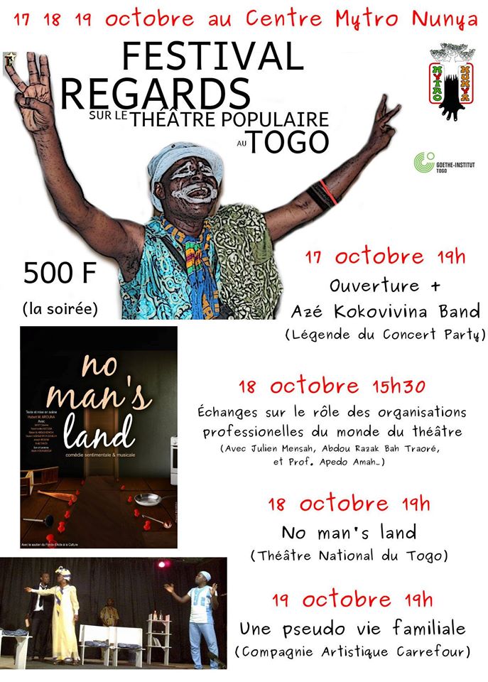 FESTIVAL REGARDS SUR LE THEATRE DU TOGO AU CENTRE MYTRO NUNYA