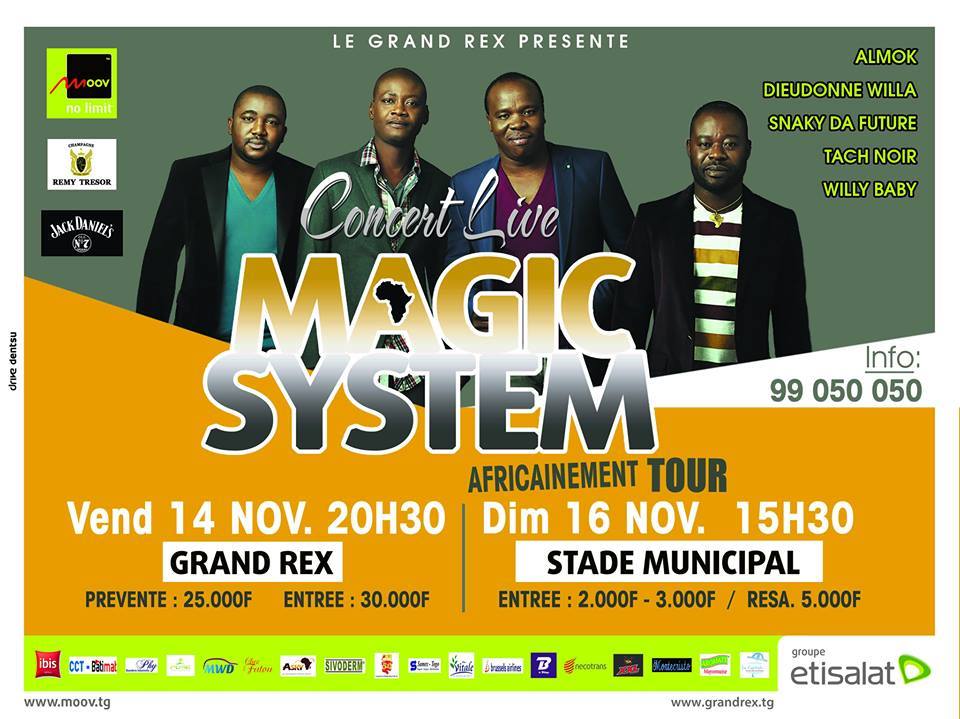 MAGIC SYSTEM EN CONCERT