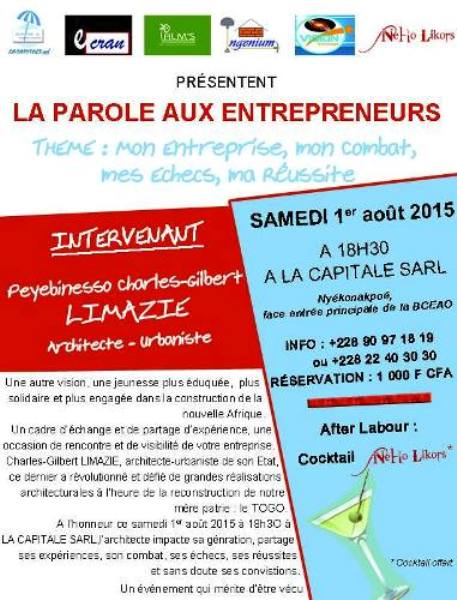 LA PAROLE AUX ENTREPRENEURS