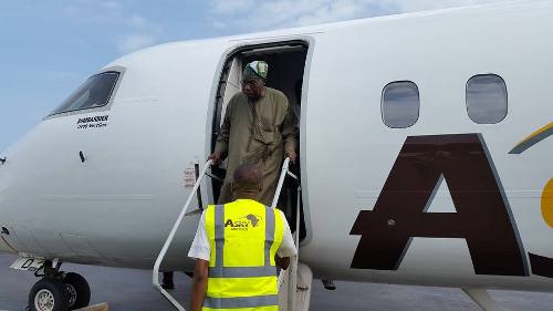 LE PRESIDENT OBASANJO CHOISIT ASKY POUR VOYAGER DE LAGOS A DAKAR