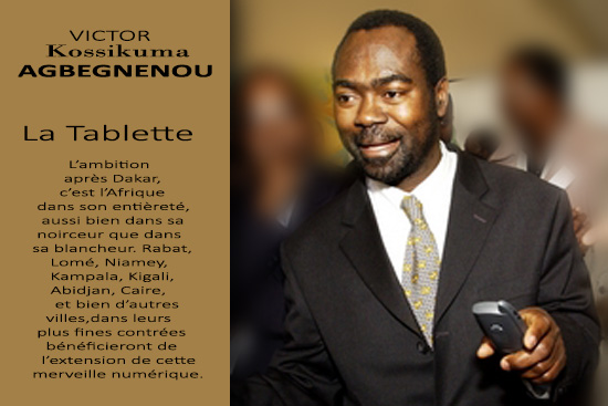 VICTOR AGBEGNENOU : La tablette du siècle