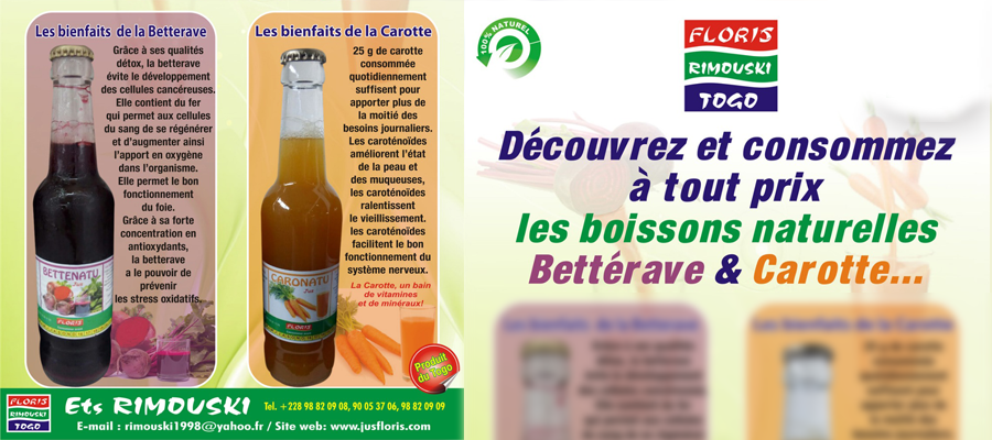 Découvrez et consommer les jus de fruits RIMOUSKI