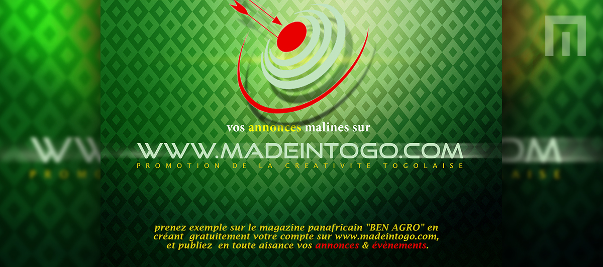 CREEZ UN COMPTE SUR WWW.MADEINTOGO.COM