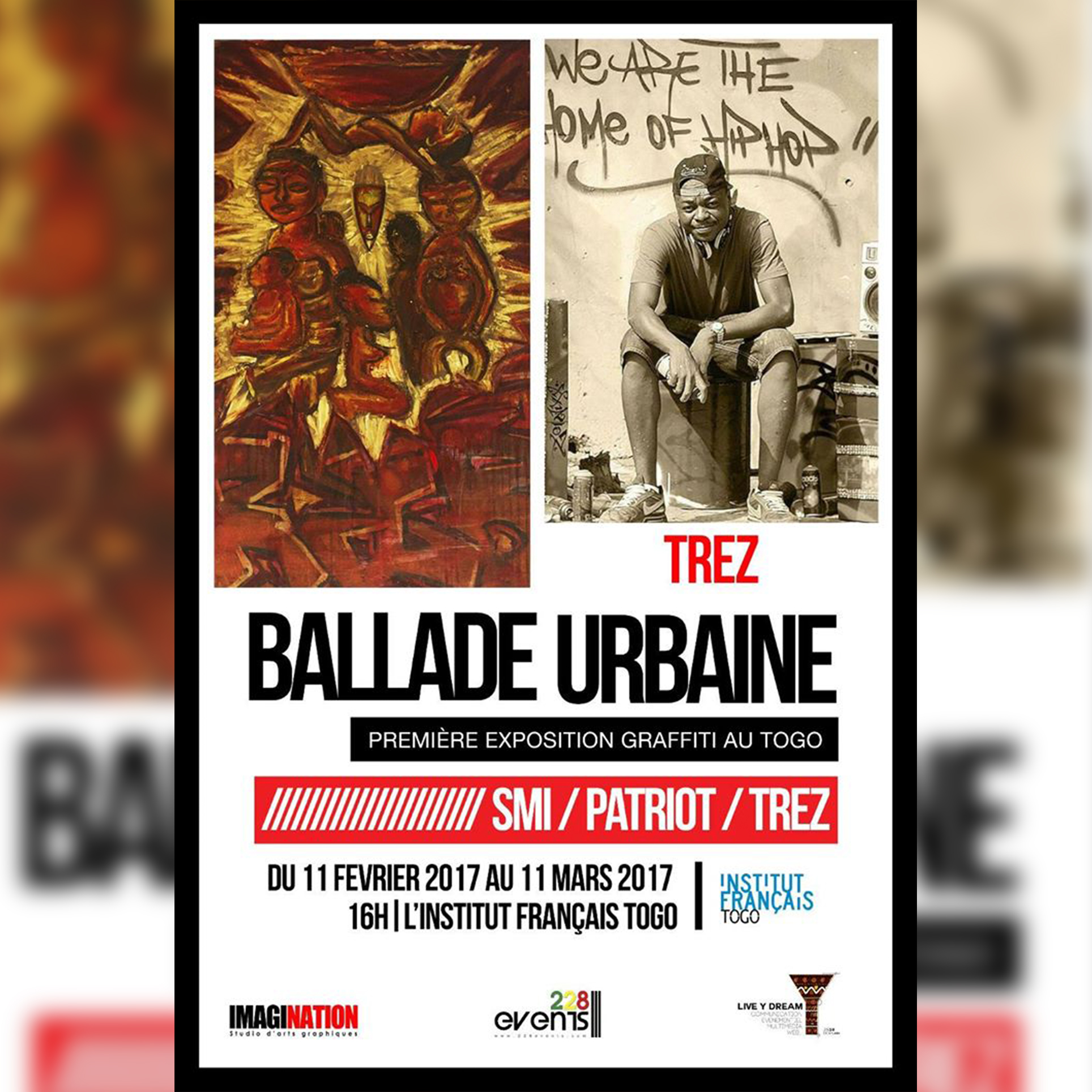 Ballade urbaine: Première exposition graffiti au Togo