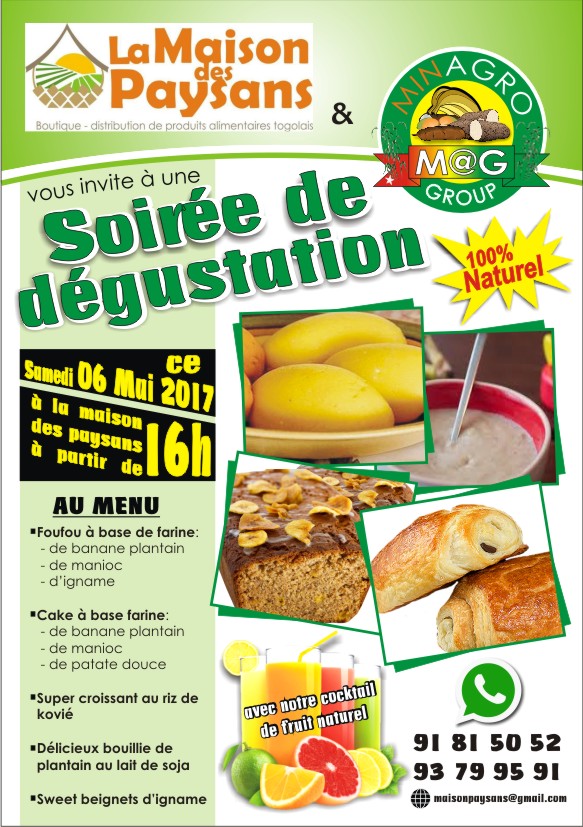 "Soirée de dégustation" à la Maison des Paysans