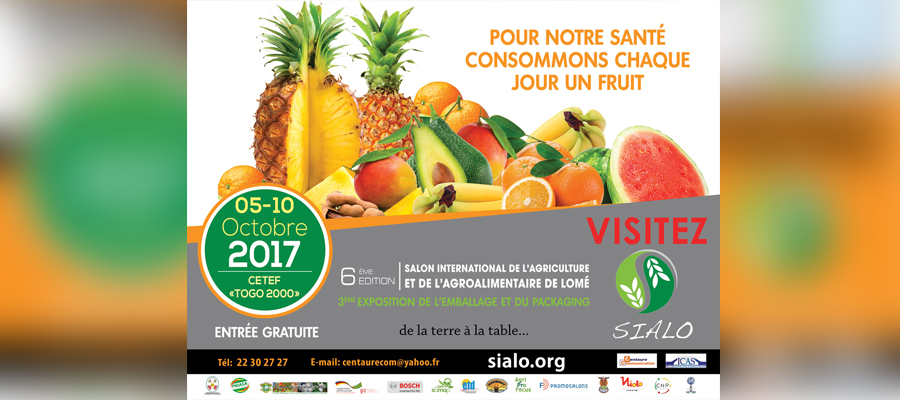 SIALO le Salon International de l’Agroalimentaire de Lomé 