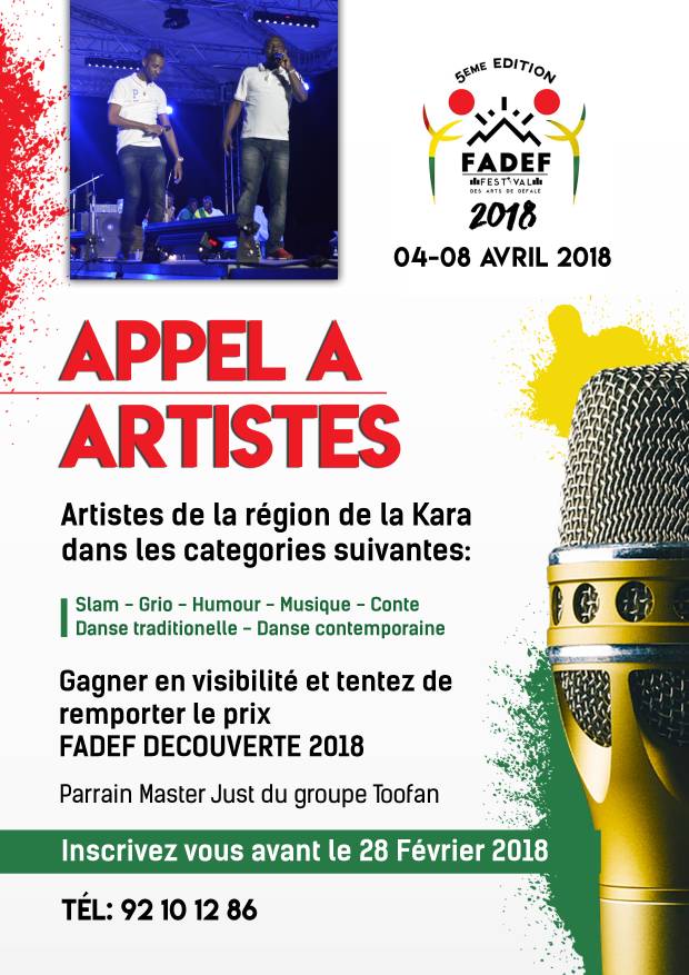 Le Festival des Arts de Défalé, 5ème édition