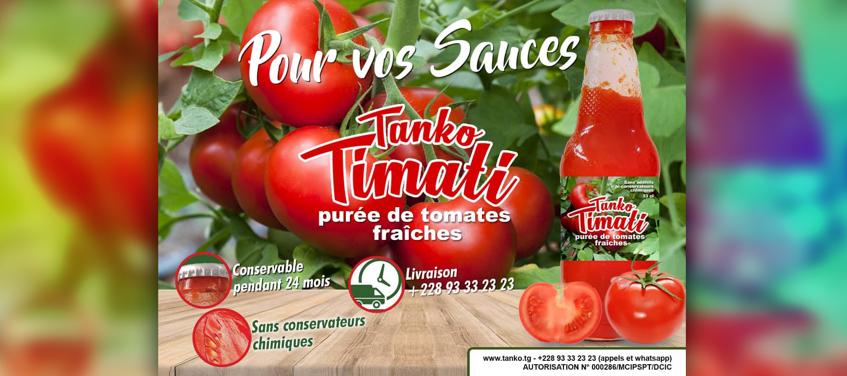 TANKO TIMATI, LA PUREE DE TOMATES 100% MADE IN TOGO