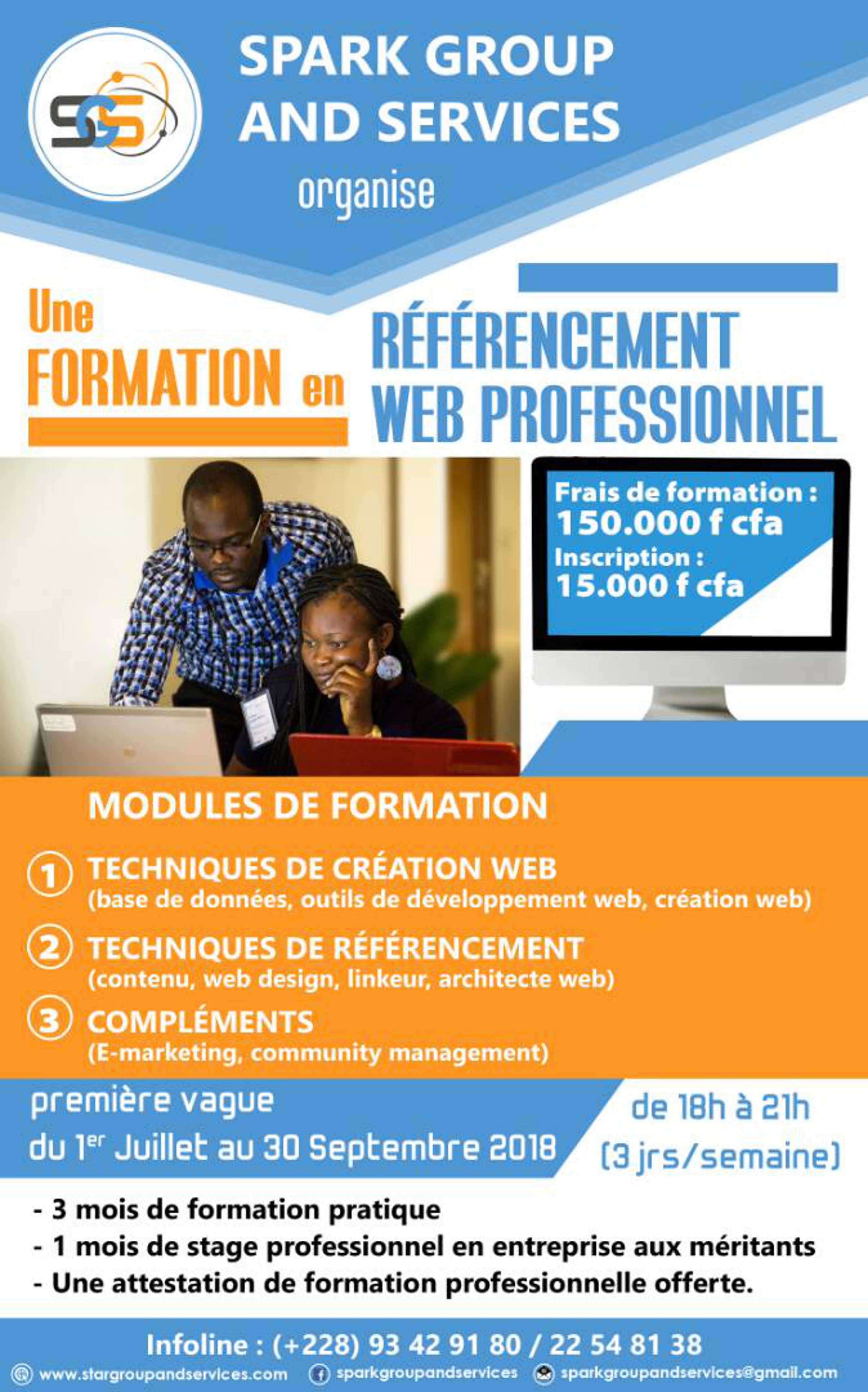 FORMATION EN REFERENCEMENT WEB PROFESSIONNEL 