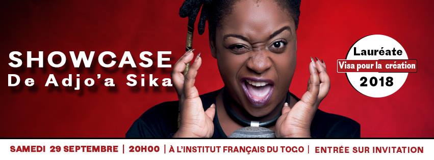 ADJO'A SIKA EN SHOW CASE A L'INSTITUT FRANÇAIS DU TOGO