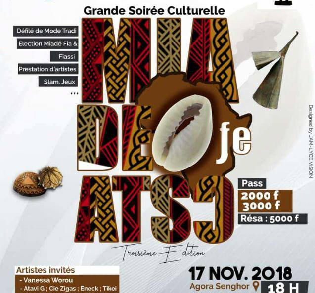 TOGO/BIENTOT LA 3ème EDITION DE LA GRANDE SOIRÉE CULTURELLE « MIADE  FE ATSO »