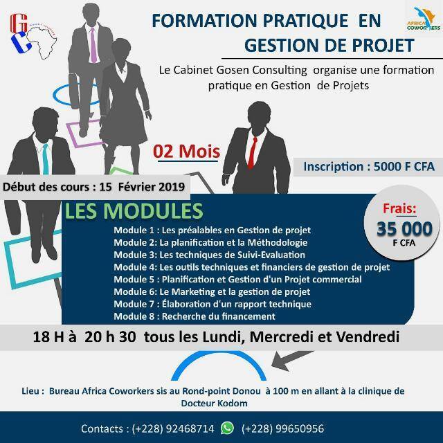 Formation pratique en gestion de projet