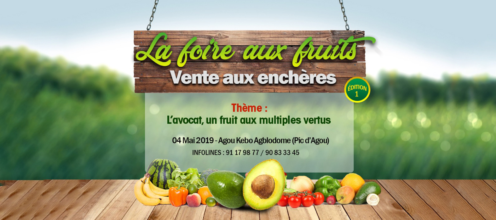 LA FOIRE AUX FRUITS D’AGOU KEBO