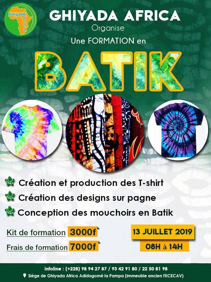 FORMATION EN BATIK BY GHIYADA AFRICA