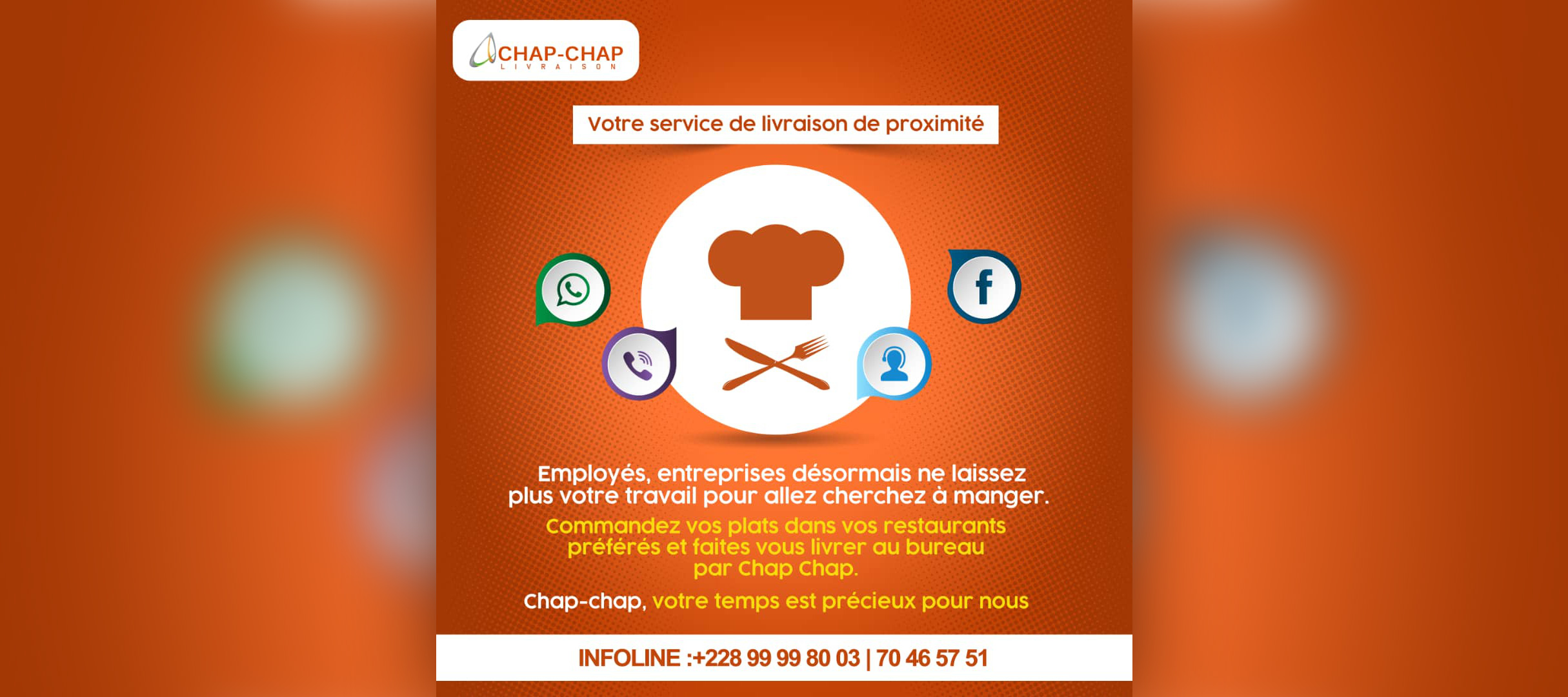 CHAP-CHAP, UN SERVICE DE LIVRAISON RAPIDE POUR TOUS