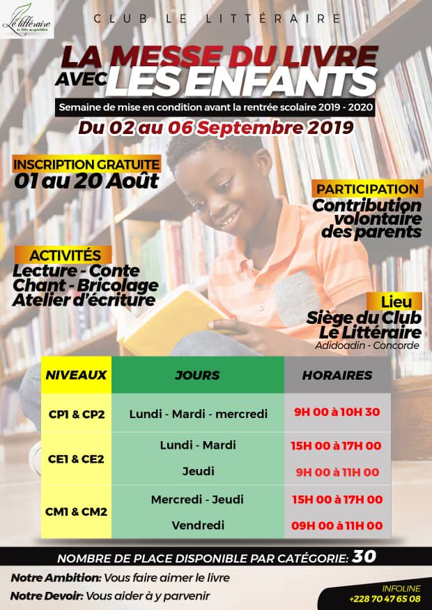 LA MESSE DU LIVRE AVEC LES ENFANTS