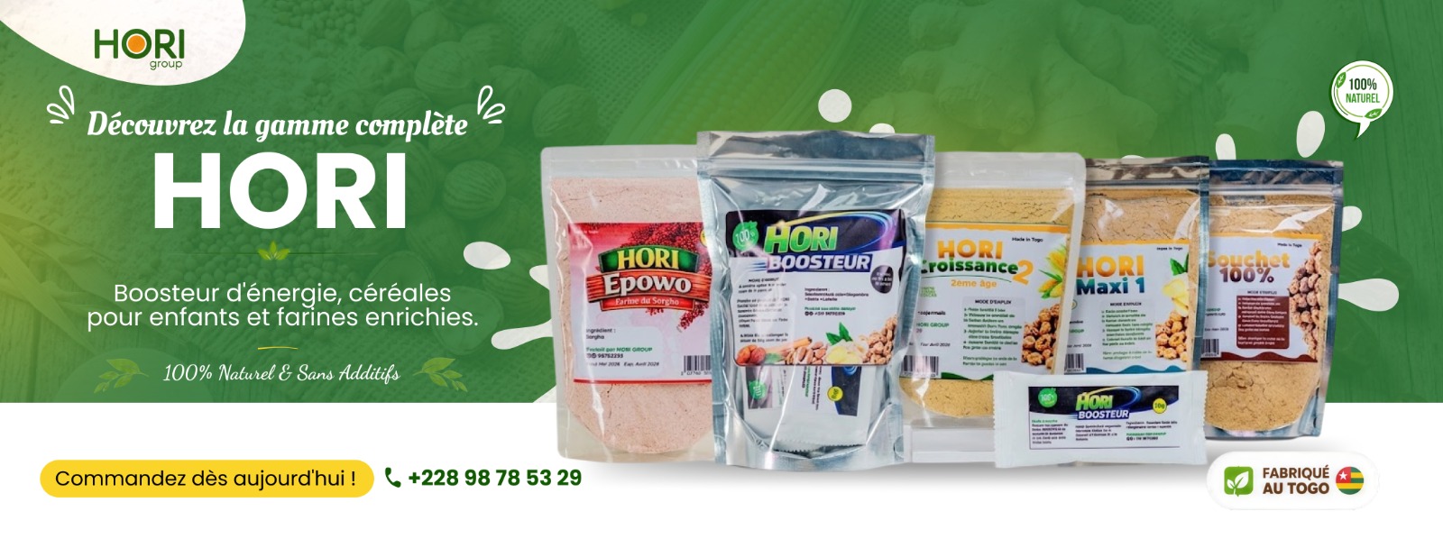 HORI Group : la gamme 100% naturelle qui prend soin de toute la famille.